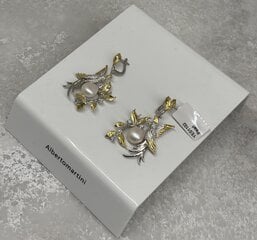 Позолоченные серебряные серьги Alberto Martini с жемчугом YE01102_2 цена и информация | Серьги | kaup24.ee