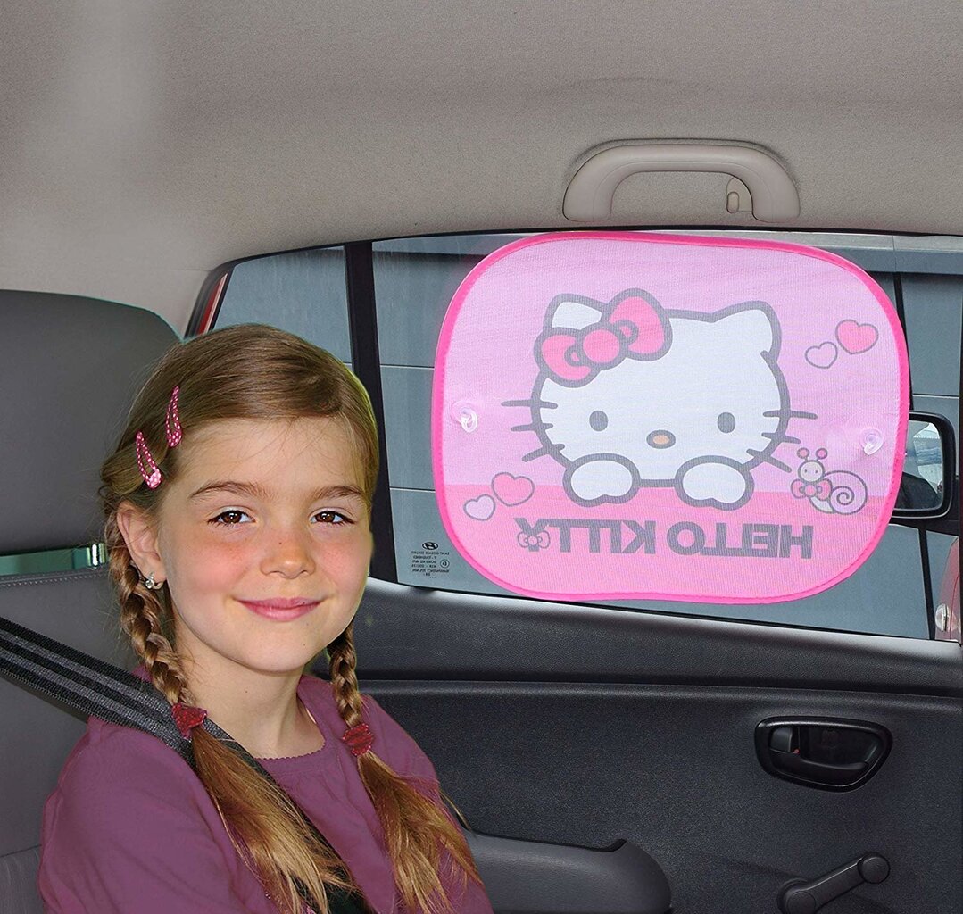 Päikesekardinad Hello Kitty, 2tk. hind ja info | Autoistmete lisavarustus | kaup24.ee