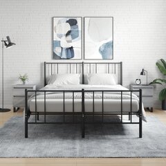 vidaXL öökapid 2 tk, hall Sonoma tamm, 40 x 35 x 50 cm, tehispuit цена и информация | Прикроватные тумбочки | kaup24.ee