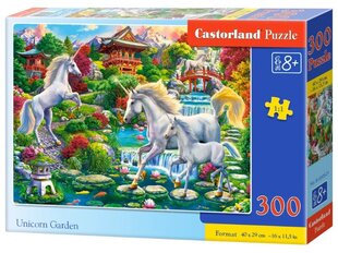 Pusle Castorland, 300 tk, Unicorn Garden hind ja info | Pusled | kaup24.ee