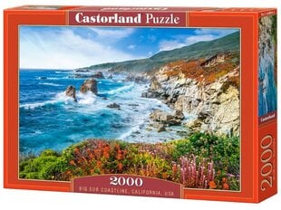 Pusle Castorland, 2000 tk, Big Sur Coastline, California, USA hind ja info | Pusled | kaup24.ee