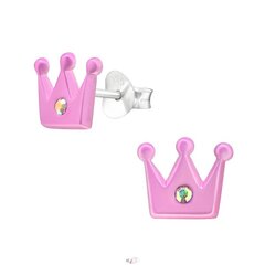 Серебряные серьги, Корона принцессы A4S45905 цена и информация | Аксессуары для детей | kaup24.ee