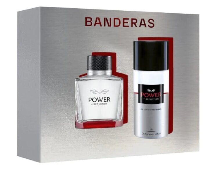 Kinkekomplekt Antonio Banderas King Of Seduction meestele: tualettvesi Edt, 100 ml + deodorant, 150 ml hind ja info | Meeste parfüümid | kaup24.ee