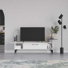 TV alus Asir, 188x42,6x40cm, valge/helepruun hind ja info | TV alused | kaup24.ee