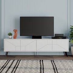 TV alus Asir, 180x50x29,6cm, valge цена и информация | Тумбы под телевизор | kaup24.ee