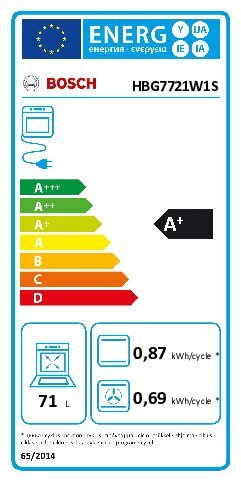 Bosch HBG7721W1S цена и информация | Ahjud | kaup24.ee