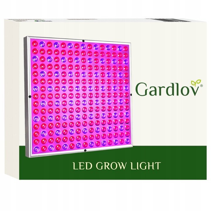 Lamp taimedele Gardlov, 45 W, 225 LED, 31x 31x 3,5 cm цена и информация | Nutipotid ja taimelambid | kaup24.ee