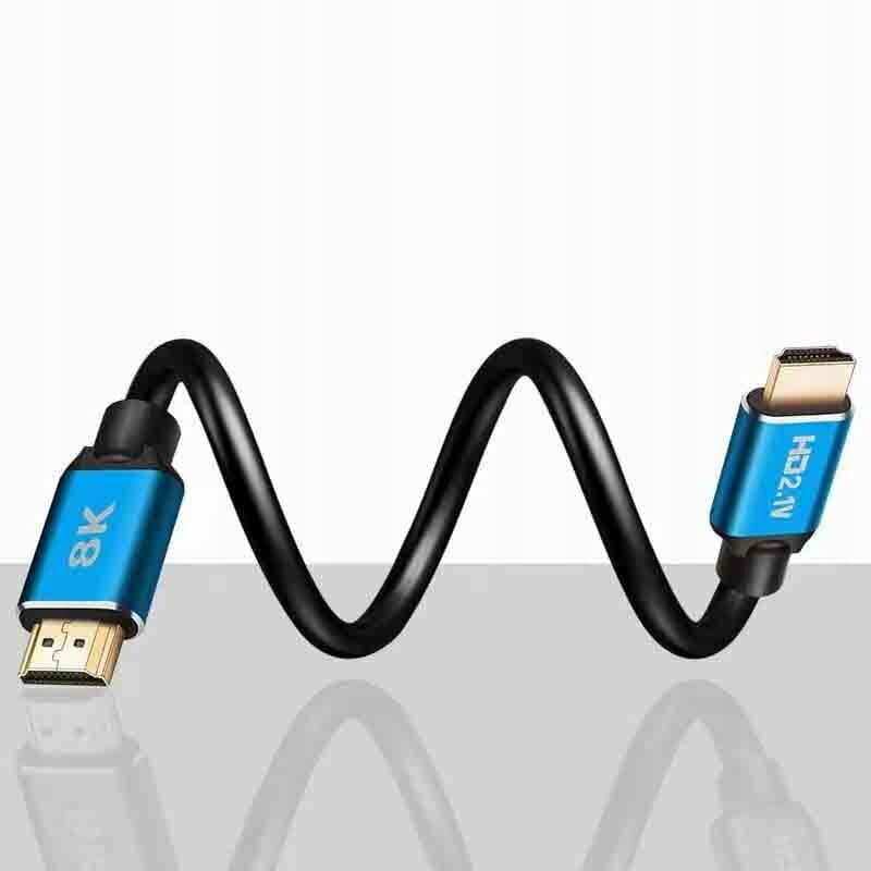 HDMI 2.1 kaabel 4K 144Hz 8K 60Hz HDR 2m цена и информация | Kaablid ja juhtmed | kaup24.ee