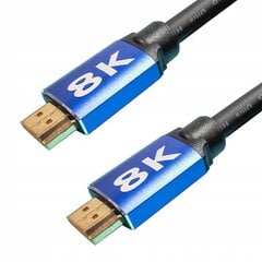 HDMI 2.1 kaabel KAABEL 4K 144Hz 8K 60Hz FHD 1,2m цена и информация | Кабели и провода | kaup24.ee