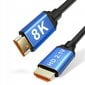 HDMI 2.1 kaabel KAABEL 4K 144Hz 8K 60Hz FHD 1,2m цена и информация | Kaablid ja juhtmed | kaup24.ee