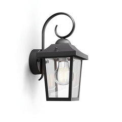 Настенный светильник Philips Buzzard, чёрный 60Вт цена и информация | Уличное освещение | kaup24.ee
