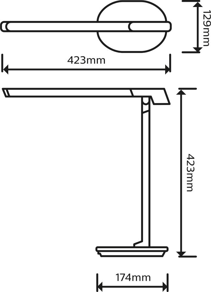 Philipsi laualamp Sword DSK610 hind ja info | Laualambid | kaup24.ee