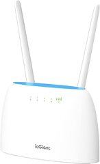 WI-FI ruuter LTE IoGiant, AC1200, 4G, saab ühendada kuni 64 seadet, 1200Mbps, valge цена и информация | Маршрутизаторы (роутеры) | kaup24.ee