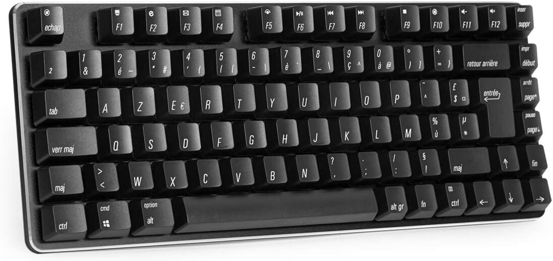 Mehaaniline mänguklaviatuur Qisan, Magicforce, Azerty, must hind ja info | Klaviatuurid | kaup24.ee