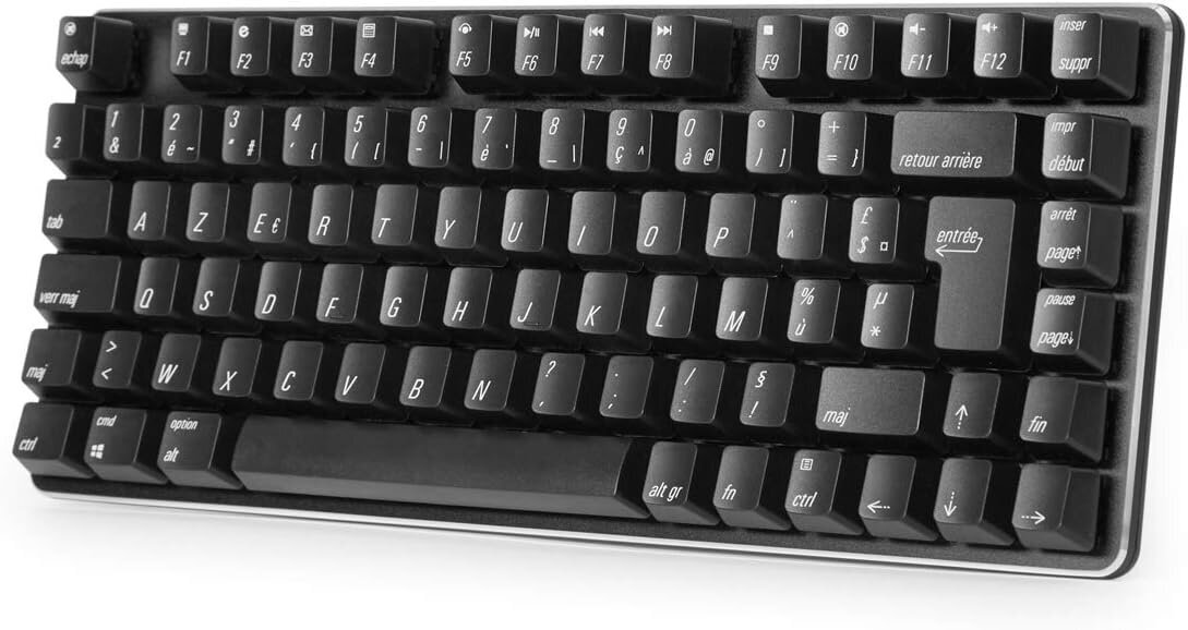 Mehaaniline mänguklaviatuur Qisan, Magicforce, Azerty, must hind ja info | Klaviatuurid | kaup24.ee