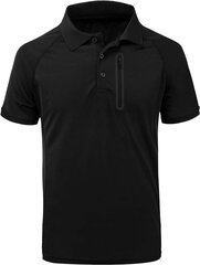 Мужская рубашка поло Zity, черная цена и информация | Мужские рубашки | kaup24.ee