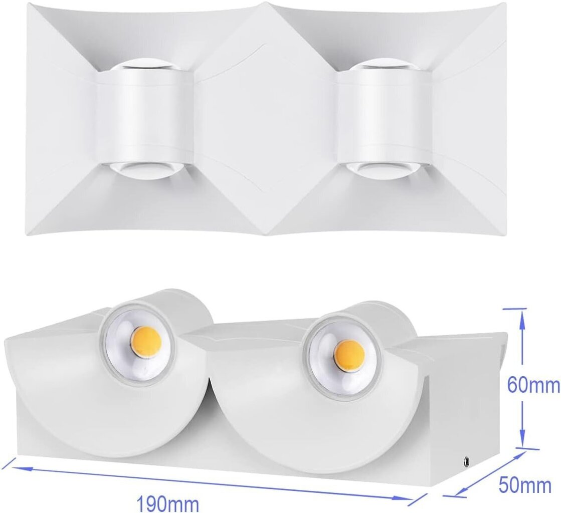 LED seinavalgusti Dr.Lazy, 12W, valge цена и информация | Seinavalgustid | kaup24.ee