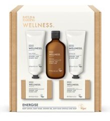 Kosmeetikakomplekt Baylis & Harding Wellness Luxury Bathing Gift Set: puhastusgeel, 130 ml + seep, 150 g + dušigeel, 130 ml + kehakreem, 130 ml hind ja info | Kehakreemid, kehaspreid | kaup24.ee