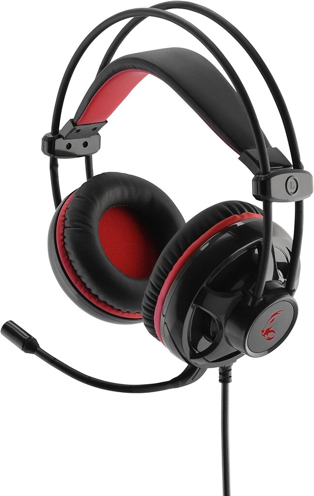 MEDIARANGE HEADSET GAMING GS300/BLACK/RED MRGS300 цена и информация | Kõrvaklapid | kaup24.ee