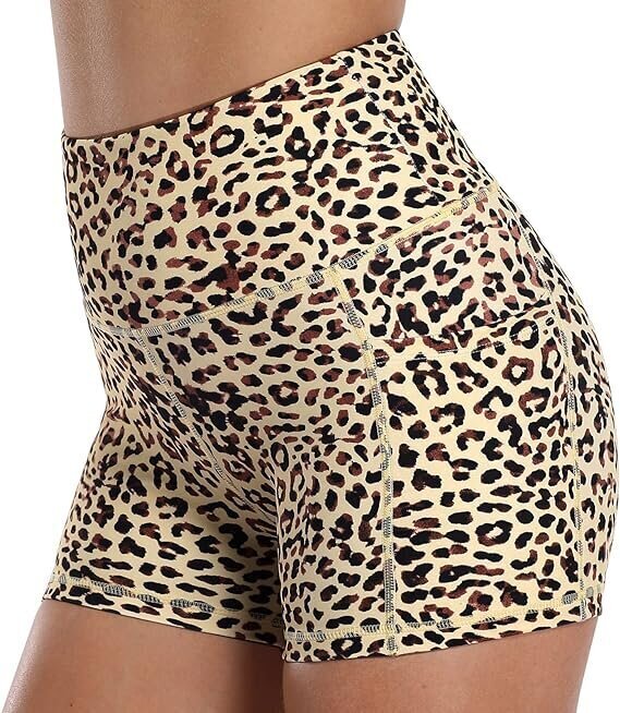 Buy RAYPOSE Workout High Waist Yoga Print Shorts for Women