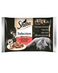 Sheba Cuisine kassitoitude komplekt lihaga, 4 x 85 g x13 hind ja info | Konservid kassidele | kaup24.ee