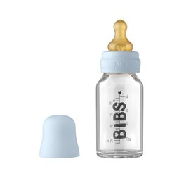 Klaasist lutipudel Bibs, 110 ml, 0+ kuud цена и информация | Бутылочки и аксессуары | kaup24.ee