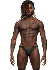 Стринги Male Power, S/M, черные цена и информация | Сексуальное бельё для мужчин | kaup24.ee