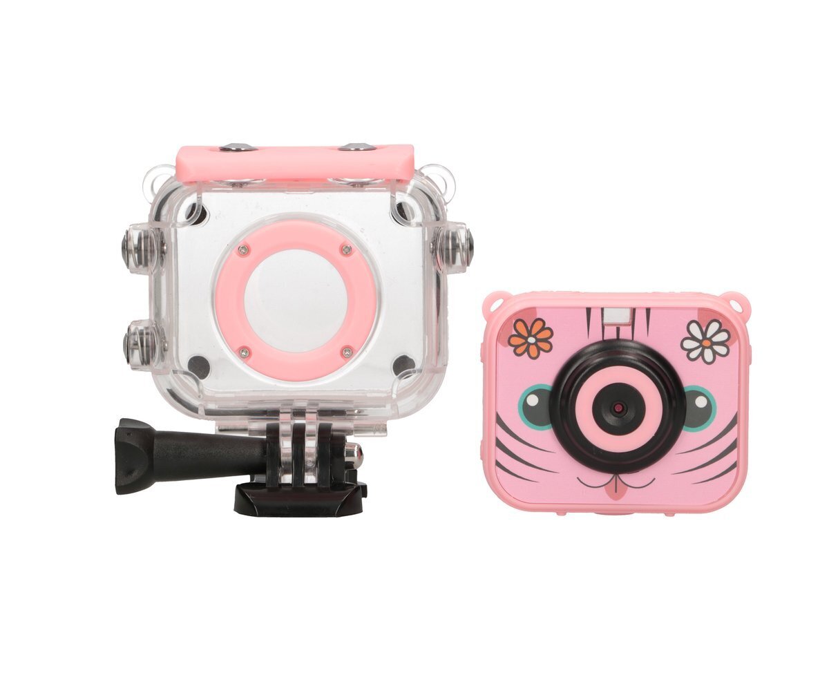 Extralink Kids Camera H18 Pink цена и информация | Videokaamerad | kaup24.ee
