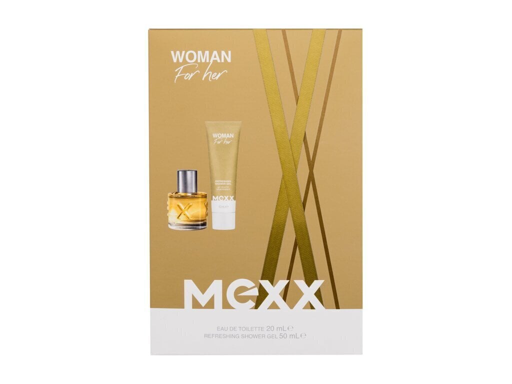 Kinkekomplekt Mexx naistele: tualettvesi Edt 20 ml + dušigeel 50 ml hind ja info | Naiste parfüümid | kaup24.ee