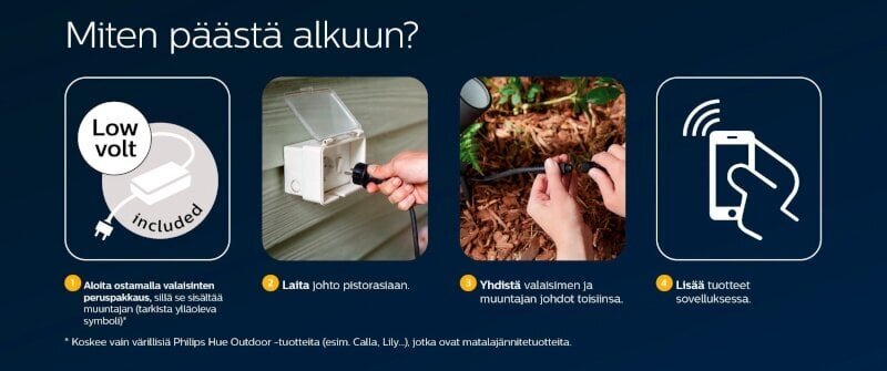 Philips õue kohtvalgusti Hue Lily цена и информация | Aia- ja õuevalgustid | kaup24.ee