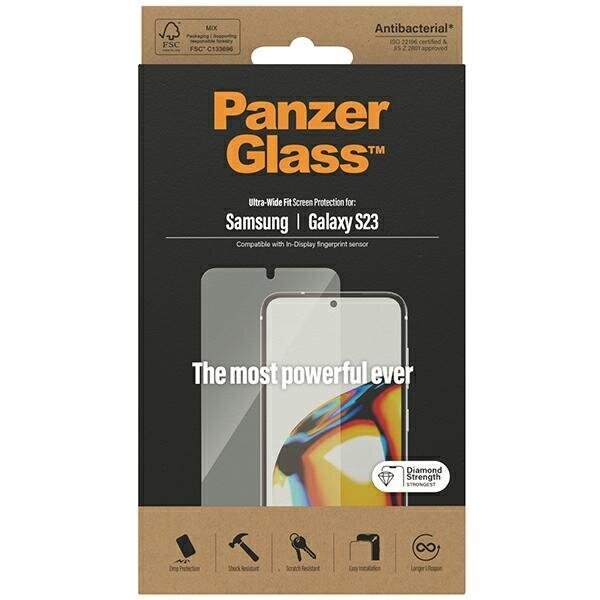 PanzerGlass Ultra-Wide Fit Samsung S23 S911 hind ja info | Ekraani kaitsekiled | kaup24.ee