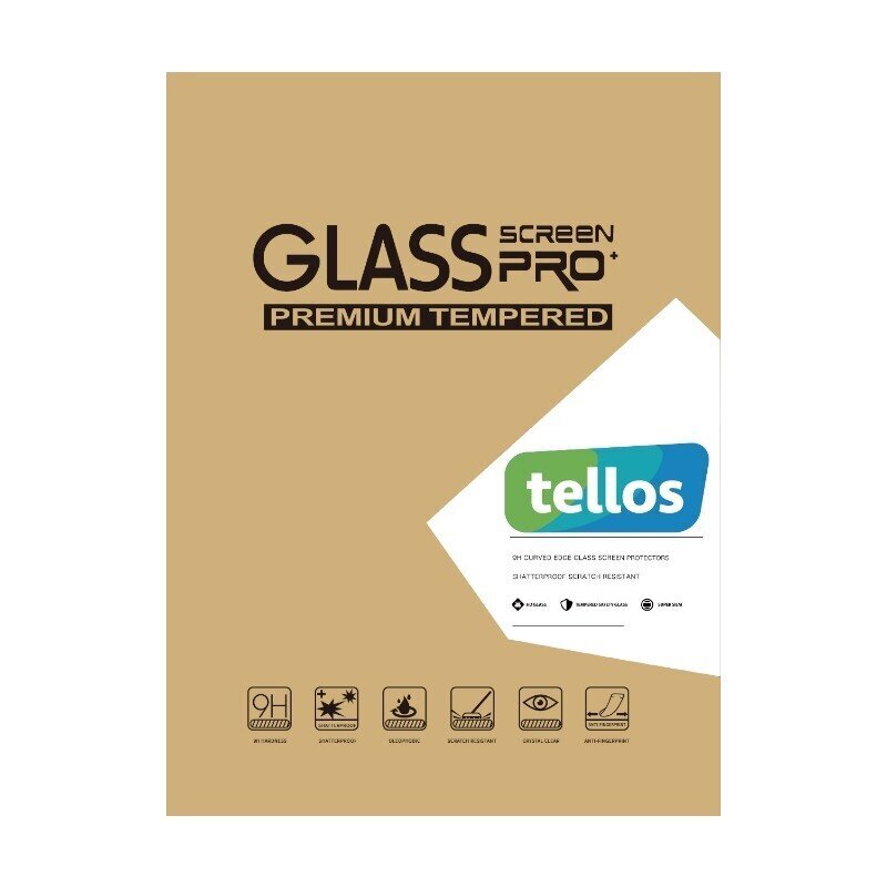 Tellos 9H Tempered Glass 51525 цена и информация | Tahvelarvuti lisatarvikud | kaup24.ee