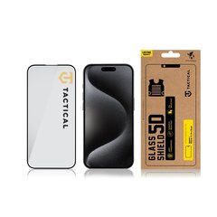 Tactical Glass Shield 5D for Apple iPhone 15 Pro Black цена и информация | Защитные пленки для телефонов | kaup24.ee