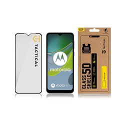 Tactical Glass Shield 5D for Motorola E13 Black цена и информация | Защитные пленки для телефонов | kaup24.ee