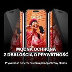 PanzerGlass Ultra-Wide Fit iPhone 15 Pro 6.1" Privacy Screen Protection Easy Aligner Included P2810 kaina ir informacija | Защитные пленки для телефонов | kaup24.ee