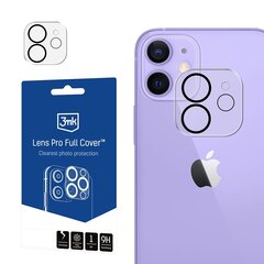 Apple iPhone 12 - 3mk Lens Pro Full Cover цена и информация | Защитные пленки для телефонов | kaup24.ee