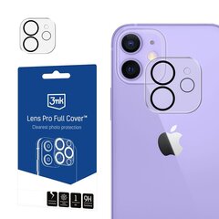 Apple iPhone 11|12 mini - 3mk Lens Pro Full Cover цена и информация | Ekraani kaitsekiled | kaup24.ee