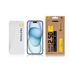 Tactical Glass Shield 2.5D for Apple iPhone 15 Plus Clear цена и информация | Защитные пленки для телефонов | kaup24.ee