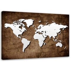 Seinapilt Vana maailma kaart hind ja info | Seinapildid | kaup24.ee