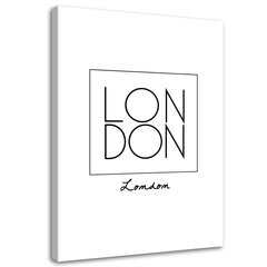 Seinapilt kiri London цена и информация | Картины, живопись | kaup24.ee