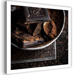 Seinapilt Tume šokolaad ja kakao цена и информация | Картины, живопись | kaup24.ee