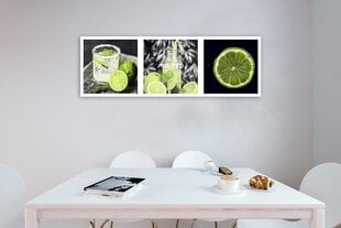 Seinapilt komplekt rohelise sidruniga цена и информация | Картины, живопись | kaup24.ee
