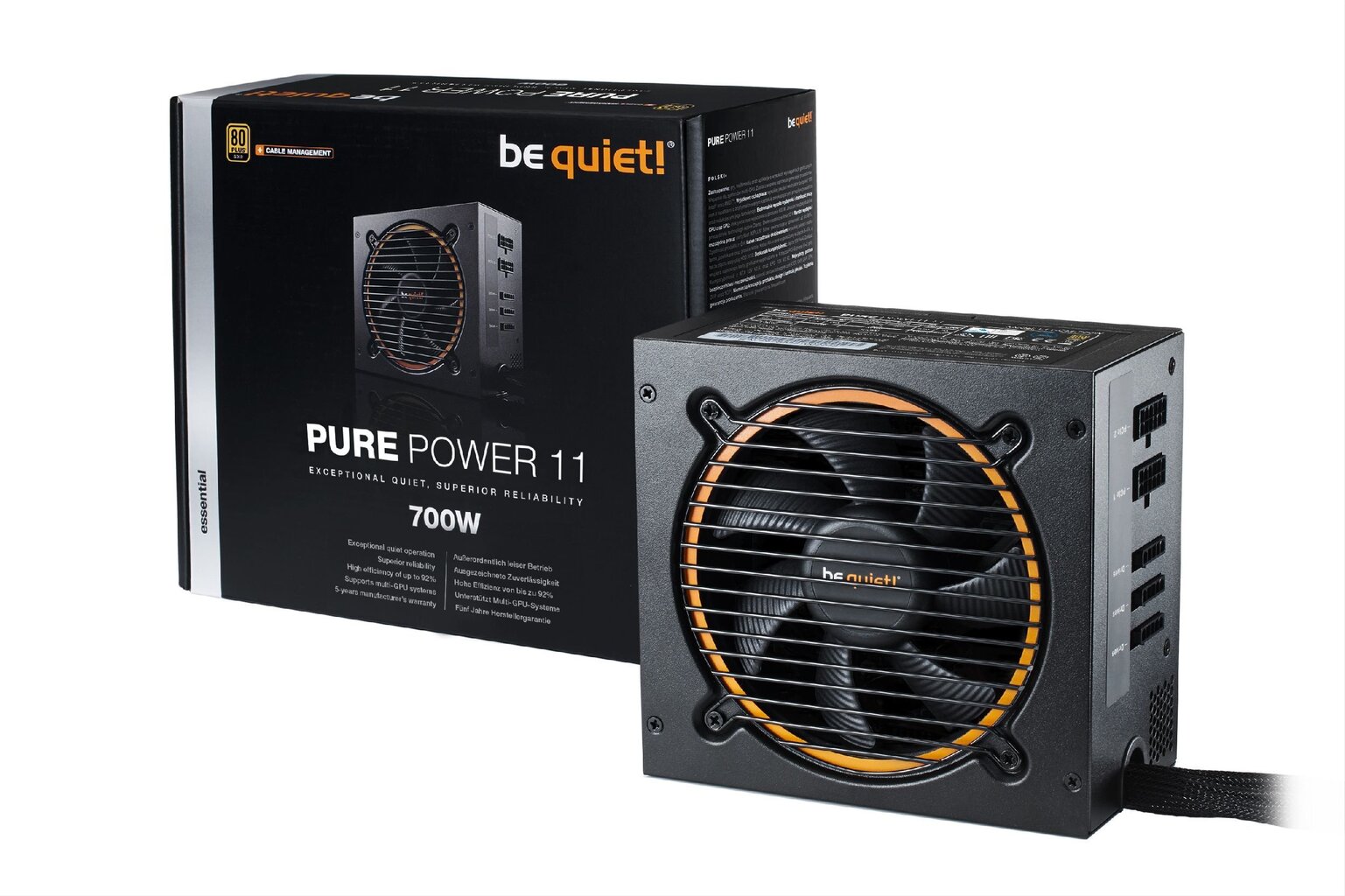 Be Quiet! Pure Power 11 700W цена и информация | Toiteplokid (PSU) | kaup24.ee