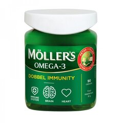 Toidulisand Kalaõli P. Möller Dobbel Immunity kapslid N90 hind ja info | Vitamiinid, toidulisandid, immuunsuse preparaadid | kaup24.ee