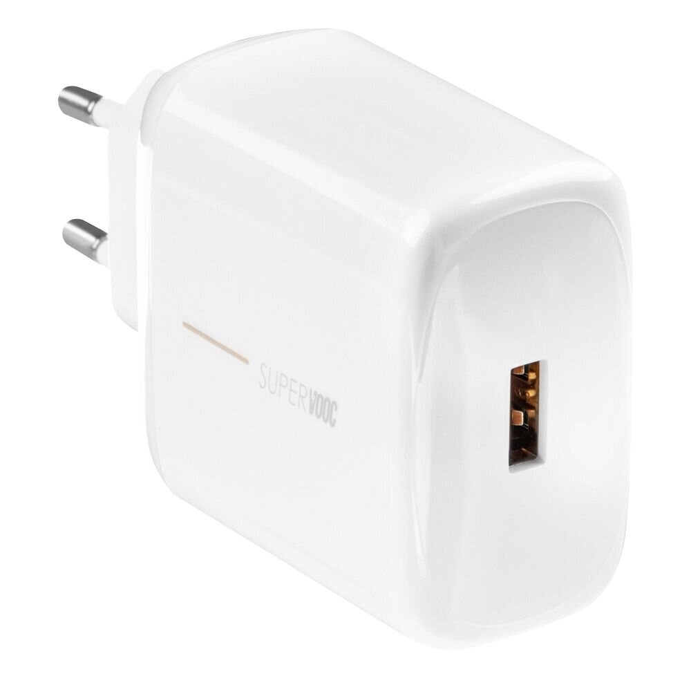 Oppo SuperVOOC 65W Travel Charger White (Bulk) hind ja info | Mobiiltelefonide laadijad | kaup24.ee