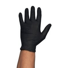 Перчатки нитриловые одноразовые Gentle Touch HQ, черные, 100 шт. цена и информация | Рабочие перчатки | kaup24.ee