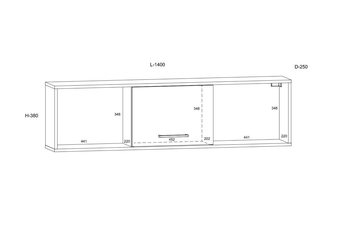 Riiul Boss, valge/hall hind ja info | Riiulid | kaup24.ee