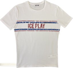 T-särk meestele Ice Play, valge hind ja info | Meeste T-särgid | kaup24.ee