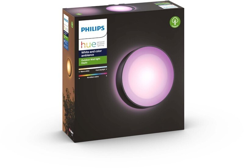 Philips välisvalgusti Daylo HUE Outdoor White and Color Ambiance Smart Wall Light цена и информация | Aia- ja õuevalgustid | kaup24.ee