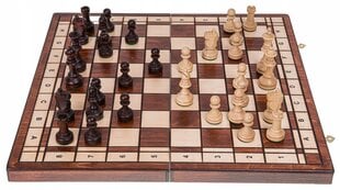 Деревянные шахматы, шашки и нарды, 40 x 40 см цена и информация | Настольные игры | kaup24.ee